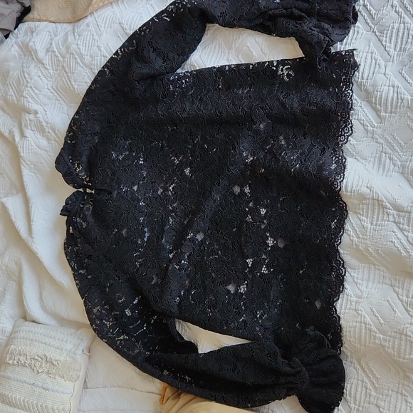 NWT Hill House Millie Top in Black Lace - Picture 4 of 4